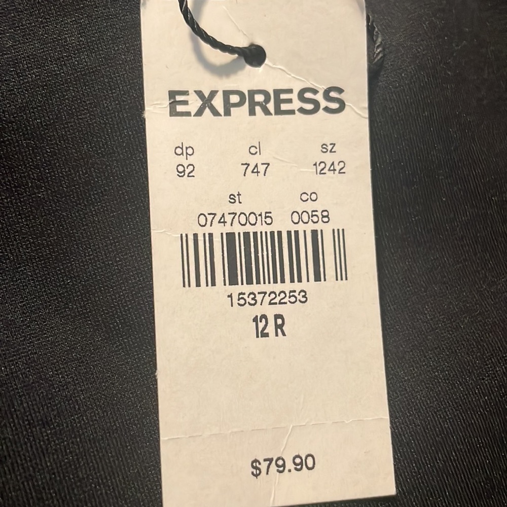 Express Stretch Skinny Mid Rise Pants - Picture 4 of 4